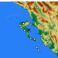 Nearby Forecast Locations - Corfou - Carte