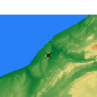 Nearby Forecast Locations - Tan-Tan - Carte