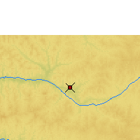 Nearby Forecast Locations - Lodja - Carte