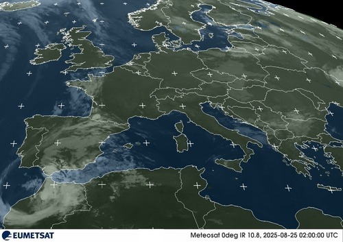 Image satellite Pays-Bas!