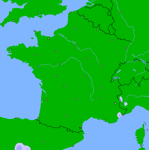 Précipitations (24 h) France